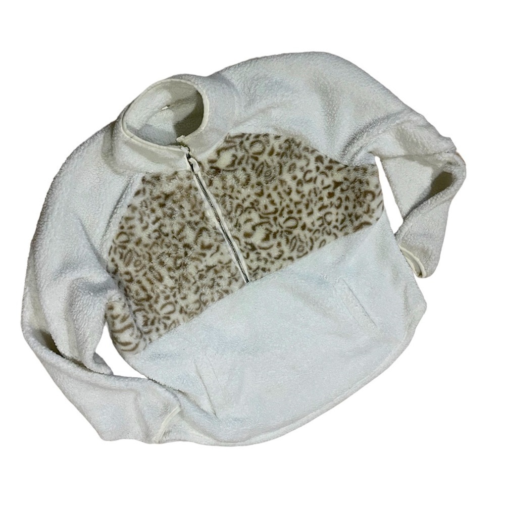 Maurice’s fleece pullover sweater animal print size X-Large